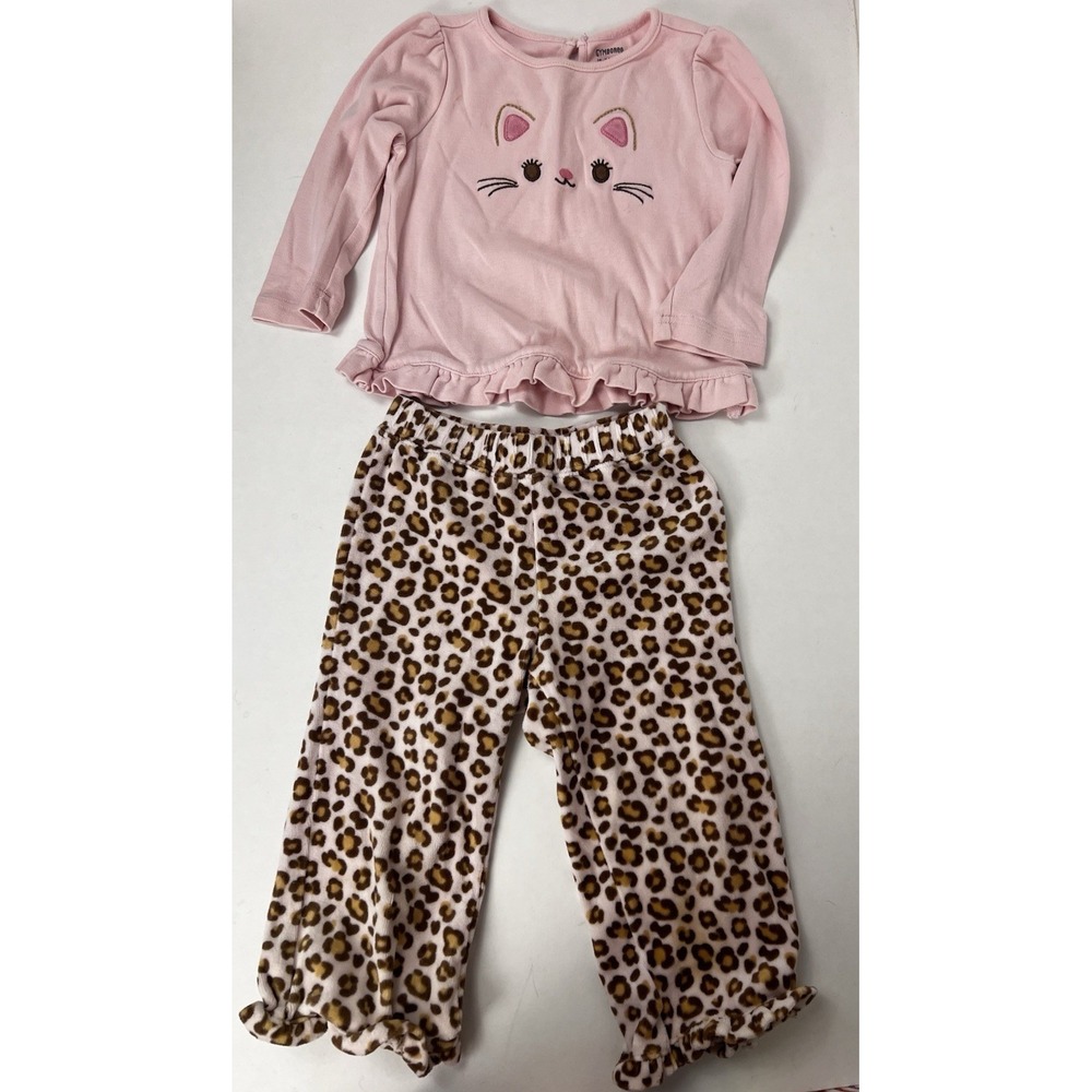 Gymboree Toddler Girl Cat Leopard Set Size 18-24 Months